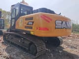 2021 Sany SY215C Pro crawler excavator, rear three-quarter view