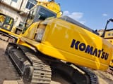 2024 Komatsu PC300 crawler excavator, rear three-quarter view