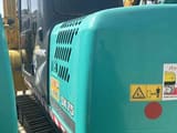 2023 Kobelco SK75-8 mini excavator, rear three-quarter view
