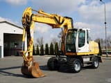2001 Liebherr A314 LITRONIC wheel excavator, front three-quarter view