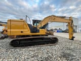 2020 Caterpillar 323-07 crawler excavator, side profile view
