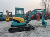 2022 Kubota U35 mini excavator, side view