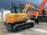 2023 Sany SY75C Pro crawler excavator, rear three-quarter view