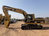 2019 Caterpillar 320BL crawler excavator, side view