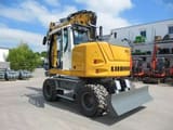 2022 Liebherr A 913 Compact wheel excavator rear three-quarter view
