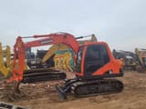 2021 Doosan DX80 crawler excavator, side view