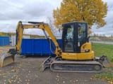 2020 Caterpillar 305E2 mini excavator, side view