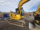 2022 Komatsu PC78US-11E0 crawler excavator, rear three-quarter view