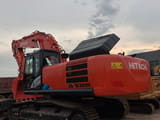 Hitachi ZAXIS 350H crawler excavator, rear three-quarter view