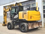 2016 Hitachi ZX170W-5 wheel excavator, rear three-quarter view