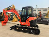 2023 Kubota U40 mini excavator, side profile view