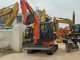 2016 Hitachi ZX50U-2 mini excavator, front three-quarter view