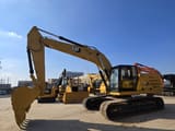 2021 Caterpillar 336GC excavator, side profile view