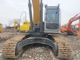 Kobelco SK350D crawler excavator, front view