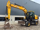 2018 JCB JS160W wheel excavator, side profile view