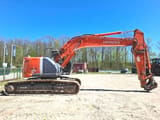 2009 Hitachi Zaxis 225 USLC crawler excavator, side view