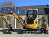 2023 XCMG XE35E mini excavator, side view