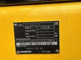 Komatsu PC300-7 crawler excavator identification plate