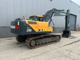 2025 Hyundai R210 crawler excavator, rear three-quarter view