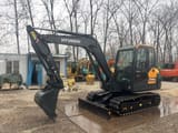 2024 Hyundai HX60N mini excavator, side profile view