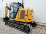 2022 Caterpillar 315-07B crawler excavator, rear three-quarter view