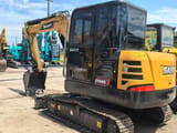 2023 Sany SY60C mini excavator, rear three-quarter view
