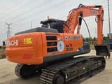 2022 Hitachi Zaxis 200 crawler excavator, rear three-quarter view