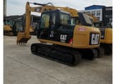 2020 Caterpillar 312D2 crawler excavator, rear three-quarter view