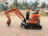 Hitachi ZX8U-2 mini excavator, side view
