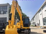 2024 Komatsu PC200 crawler excavator, front three-quarter view