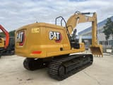 2024 Caterpillar 320GC crawler excavator, rear three-quarter view