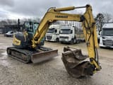 2014 Yanmar SV 100 mini excavator, side view
