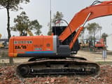 Hitachi Zaxis 200 crawler excavator, side view