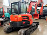 2019 Kubota KX155-5 mini excavator, rear three-quarter view