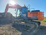 2021 Doosan DX225LC-5 crawler excavator, side view