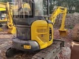 2018 Komatsu PC35 mini excavator, rear three-quarter view
