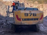 2017 Liebherr R976 crawler excavator rear view
