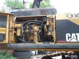 2011 Caterpillar 345BL crawler excavator engine compartment view