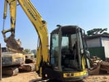 2018 Yanmar VIO55 mini excavator, side view