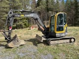2006 Volvo ECR58 crawler excavator, side profile view