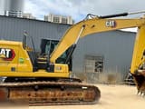 2023 Caterpillar 320 crawler excavator, side view