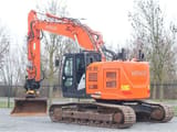 2018 Hitachi ZX225 crawler excavator, side view