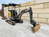 2010 Volvo EC18C mini excavator, side view