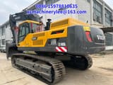 2023 Volvo EC480DL crawler excavator, rear three-quarter view
