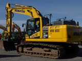 2019 Komatsu PC210LCi-11 crawler excavator, rear three-quarter view