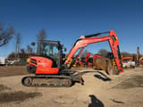2019 Kubota KX057-4 mini excavator, side profile view