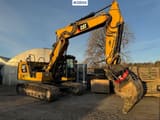 2019 Caterpillar 320B crawler excavator, side view