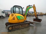 2015 JCB 8055 RTS mini excavator, rear three-quarter view