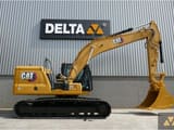 2020 Caterpillar 320 crawler excavator, side view