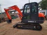 2023 Doosan DH60-7 mini excavator, side view